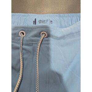 Johnnie-O Mens Blue Orange Colorblock Board Shorts Swim Trunks Size Medium BNWT